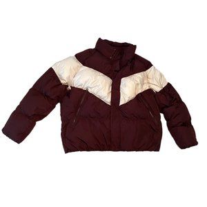 nike nsw down fill jacket burgundy